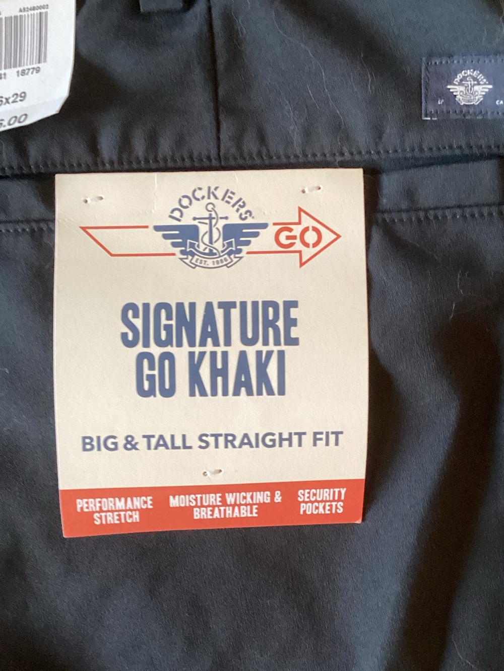 Dockers Black Men's Chinos 46x29 - Picture 3 of 4